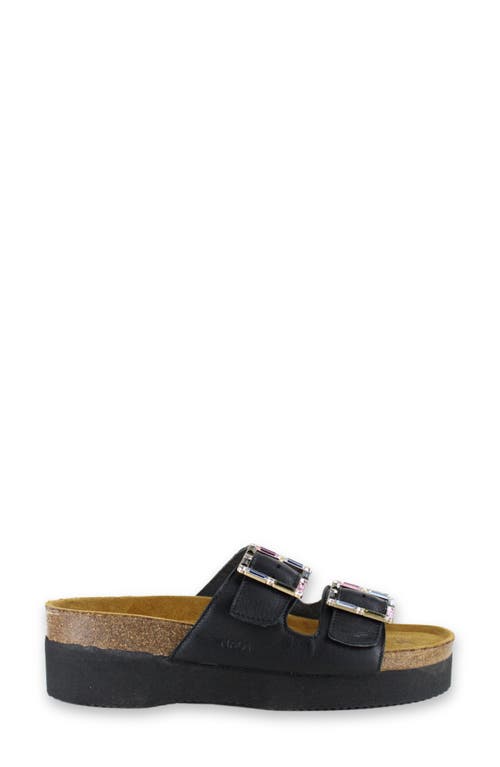 Naot Santa Rosa Sandal In Black Soft Leather
