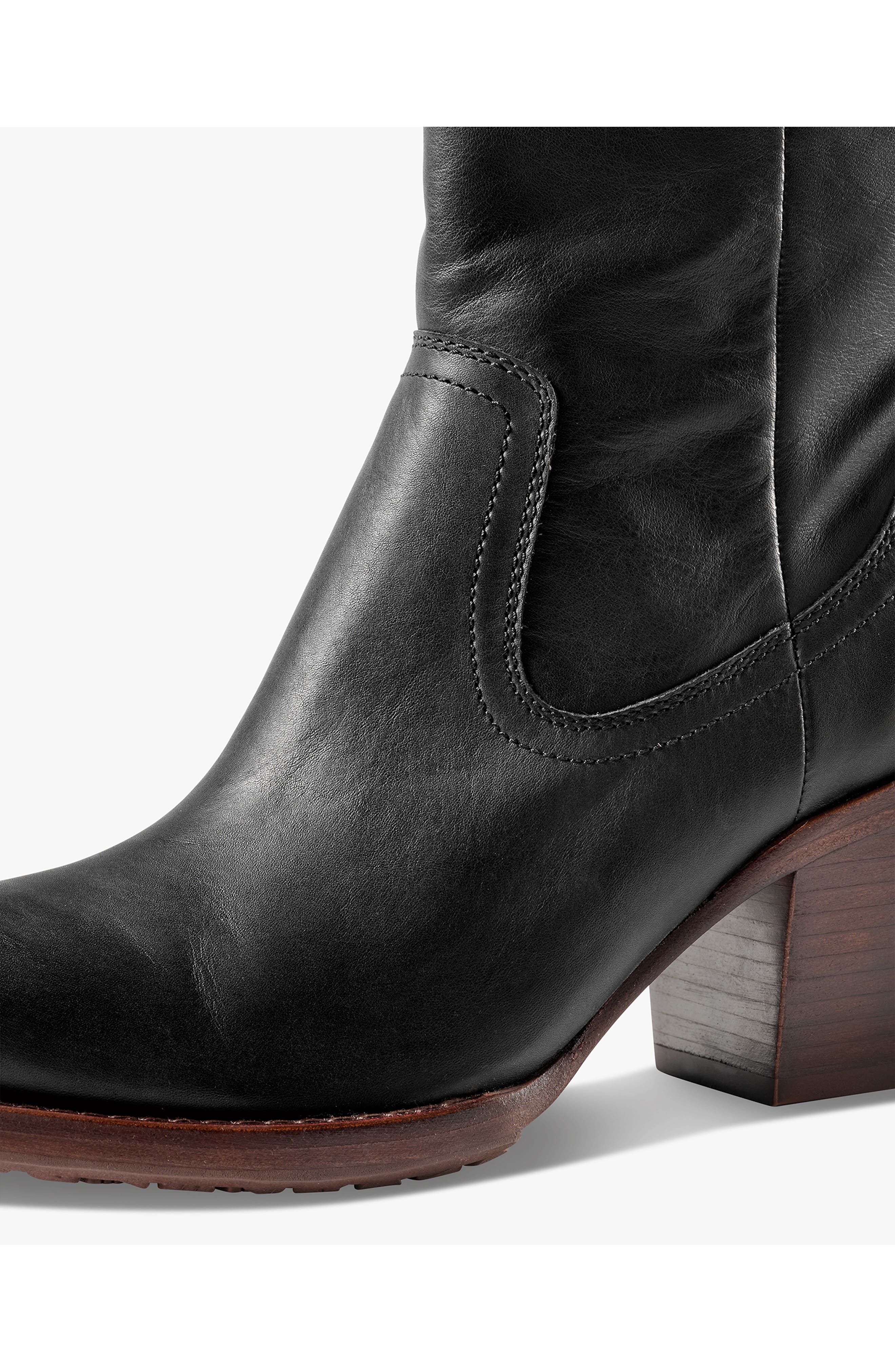 Country Bootie, Alternate, color, BLACK