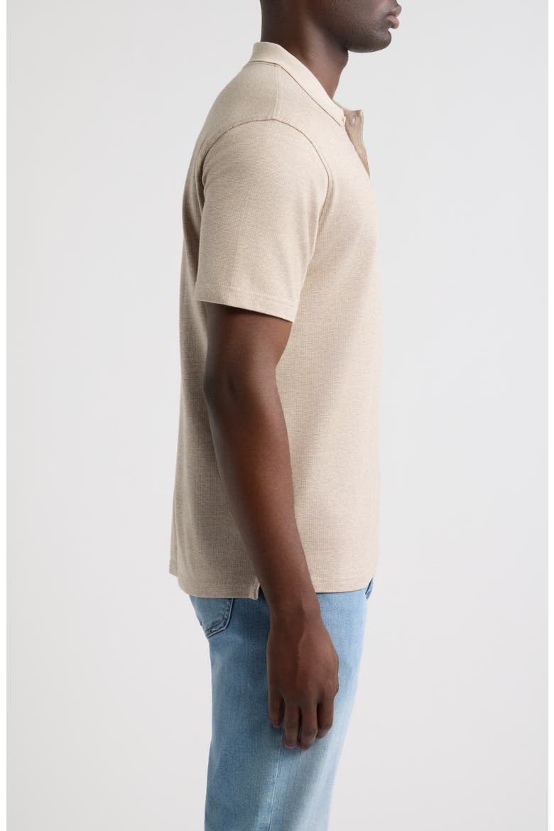 Barnes Crown Crafted Knit Polo, Alternate, color, TRUFFLE
