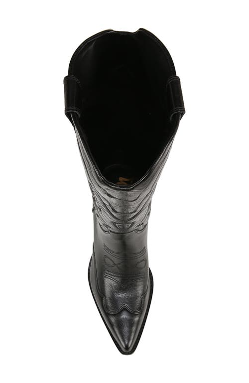 Sam Edelman James Pointed Toe Western Boot In Black
