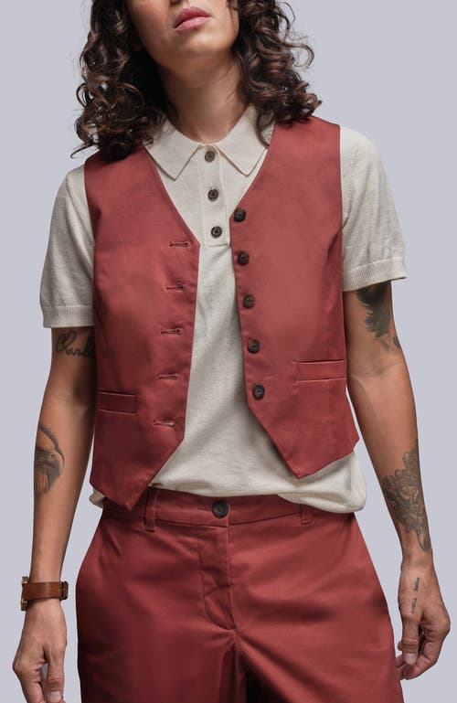 Wildfang The Essential Vest In Red