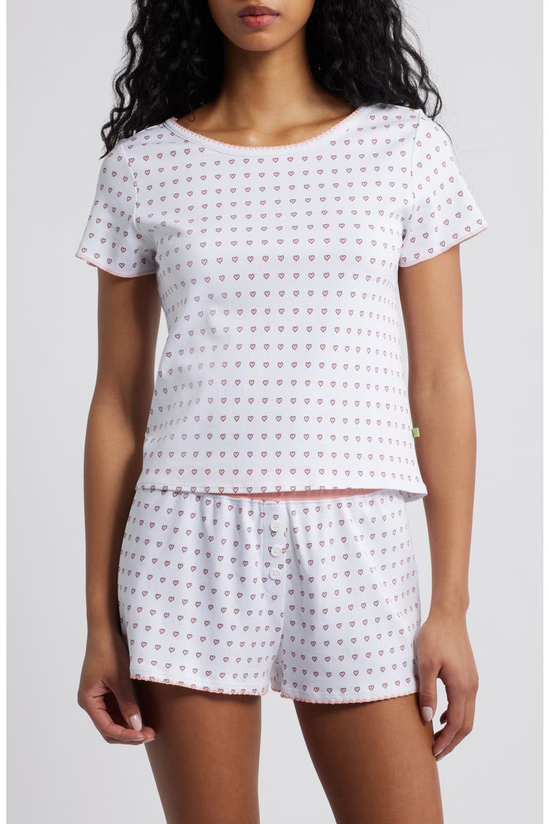 Suzie Pima Cotton Pajamas, Main, color, BLUSH