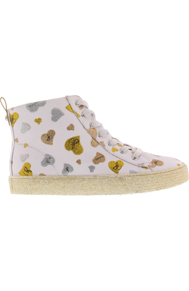 Sam Edelman Bella Whimsical Glitter High Top Sneaker, Alternate, color,