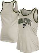 New Era Women's New Era Cream Philadelphia Phillies Armed Forces Tank Top