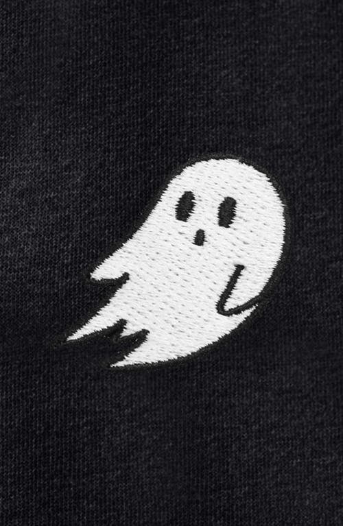 Dalix Ghost Zip Fleece Hoodie In Black