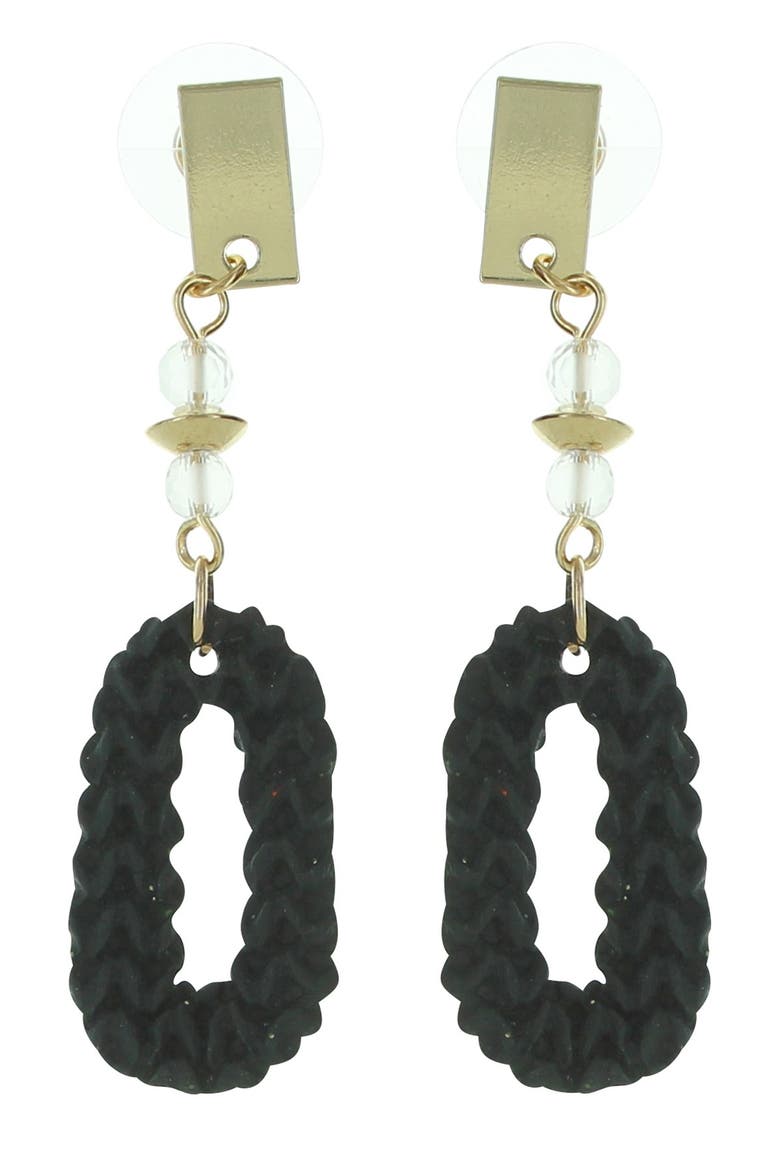 Rayna Drop Earrings, Main, color, GOLD-GREEN