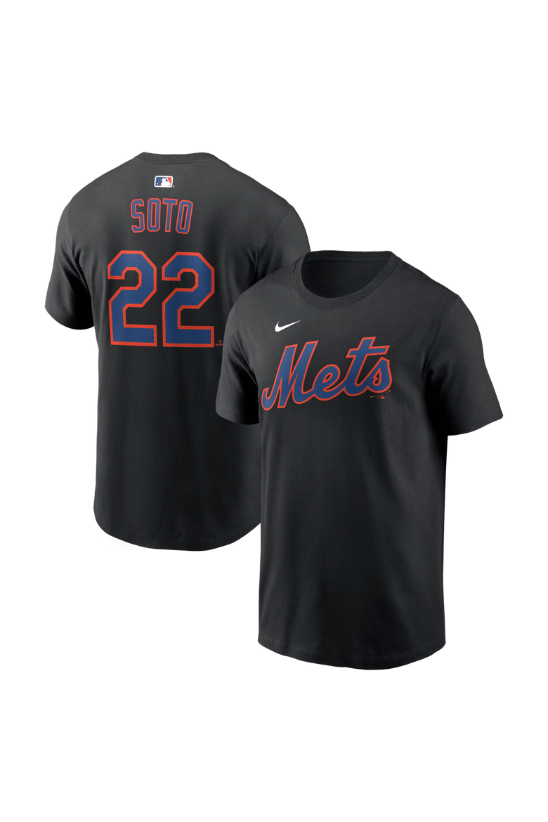 Men's Nike Juan Soto Black New York Mets Name & Number T-Shirt, Main, color, Black