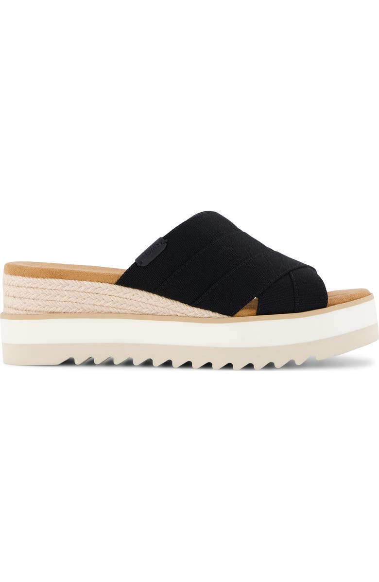 TOMS Diana Mule Sandal, Alternate, color, Black