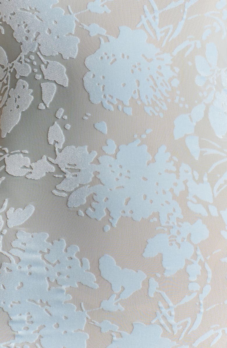 Naked Wardrobe Burnout Halter Minidress, Alternate, color,