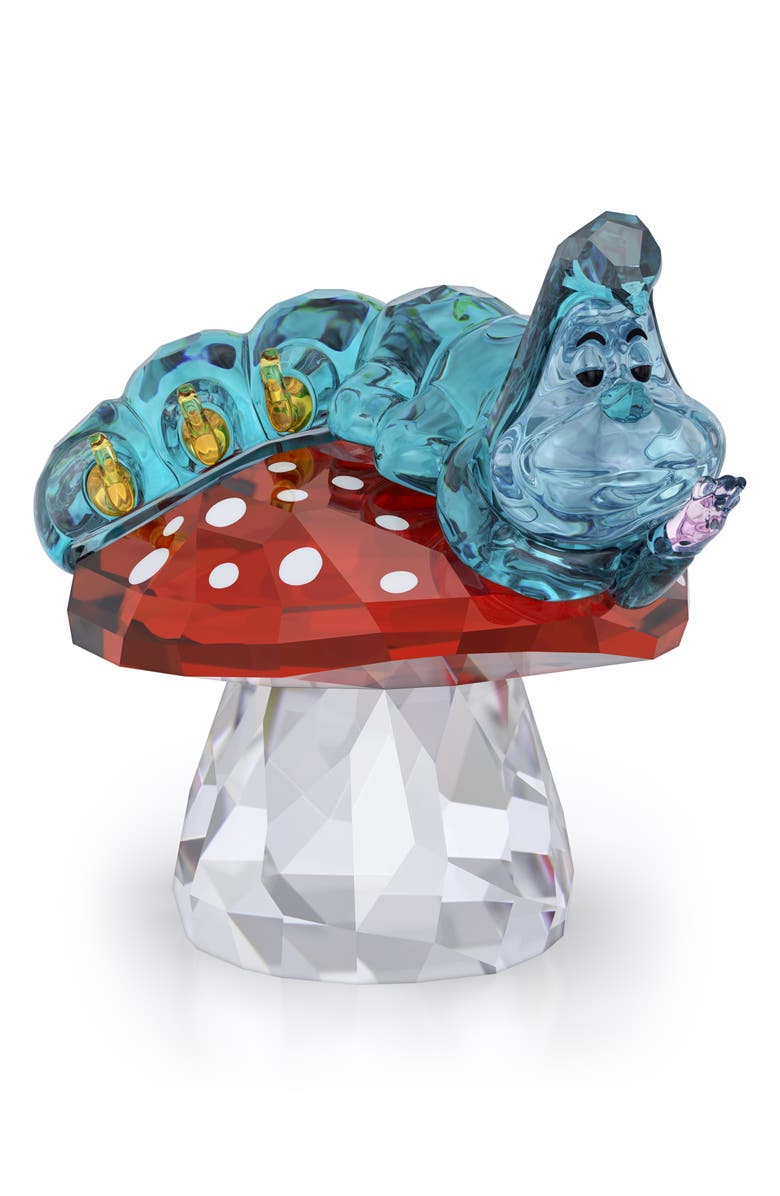 Swarovski x Disney<sup>®</sup> Alice in Wonderland Caterpillar Figurine, Main, color, Multi