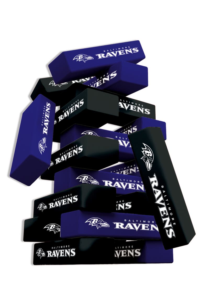 Baltimore Ravens Tumble Tower, Alternate, color, Multicolor