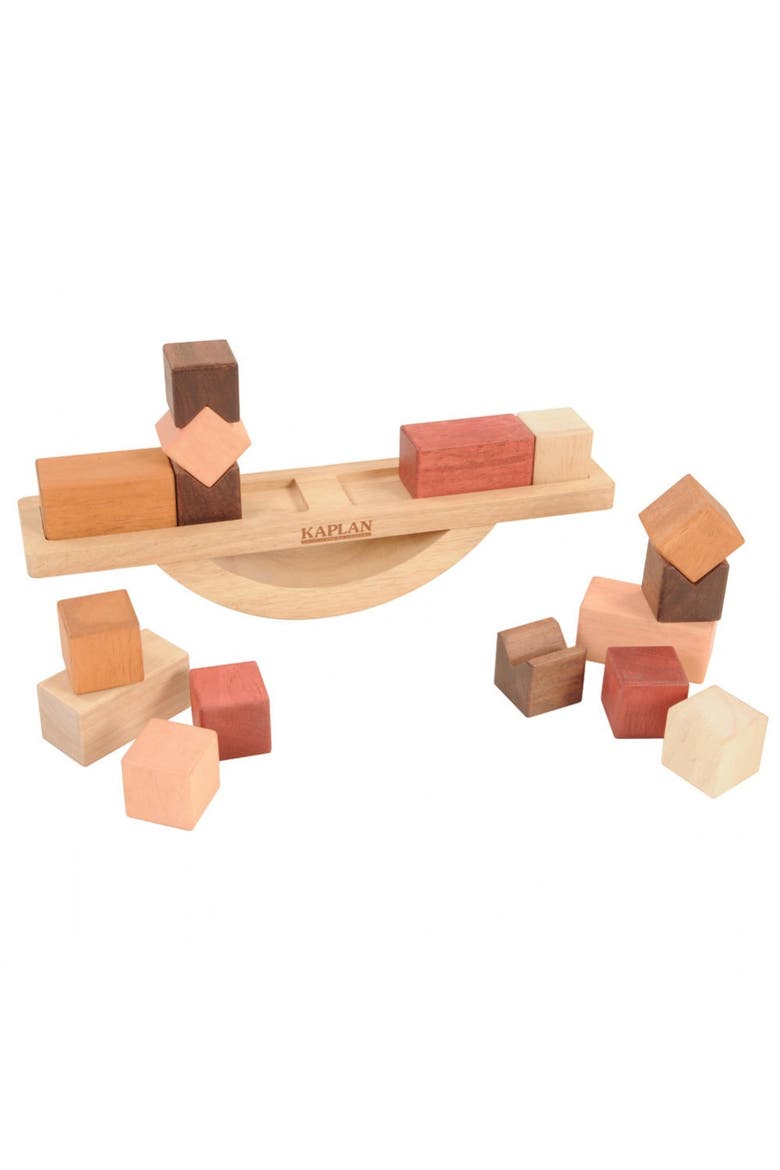 Wooden Block Balance Scale, Main, color, Multicolor