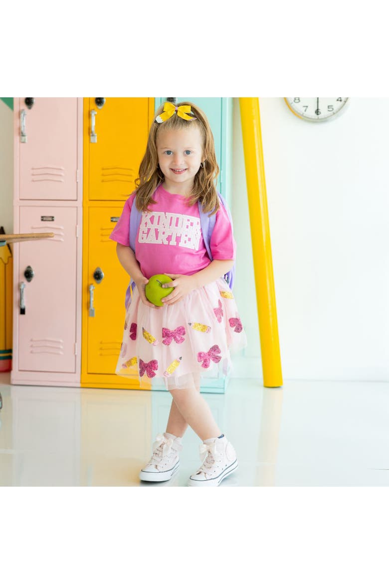 Back to School Cutie Sequin Tutu, Alternate, color, Soft Pink