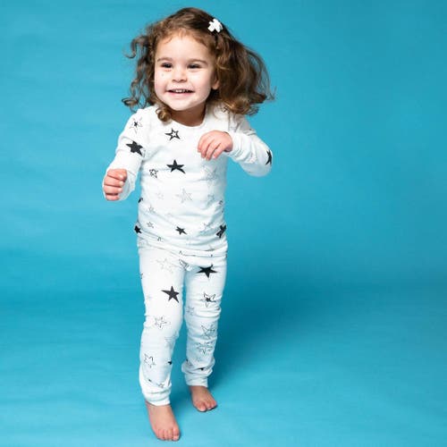 Norani Kids Organic Two-piece Pajama Set In Stars