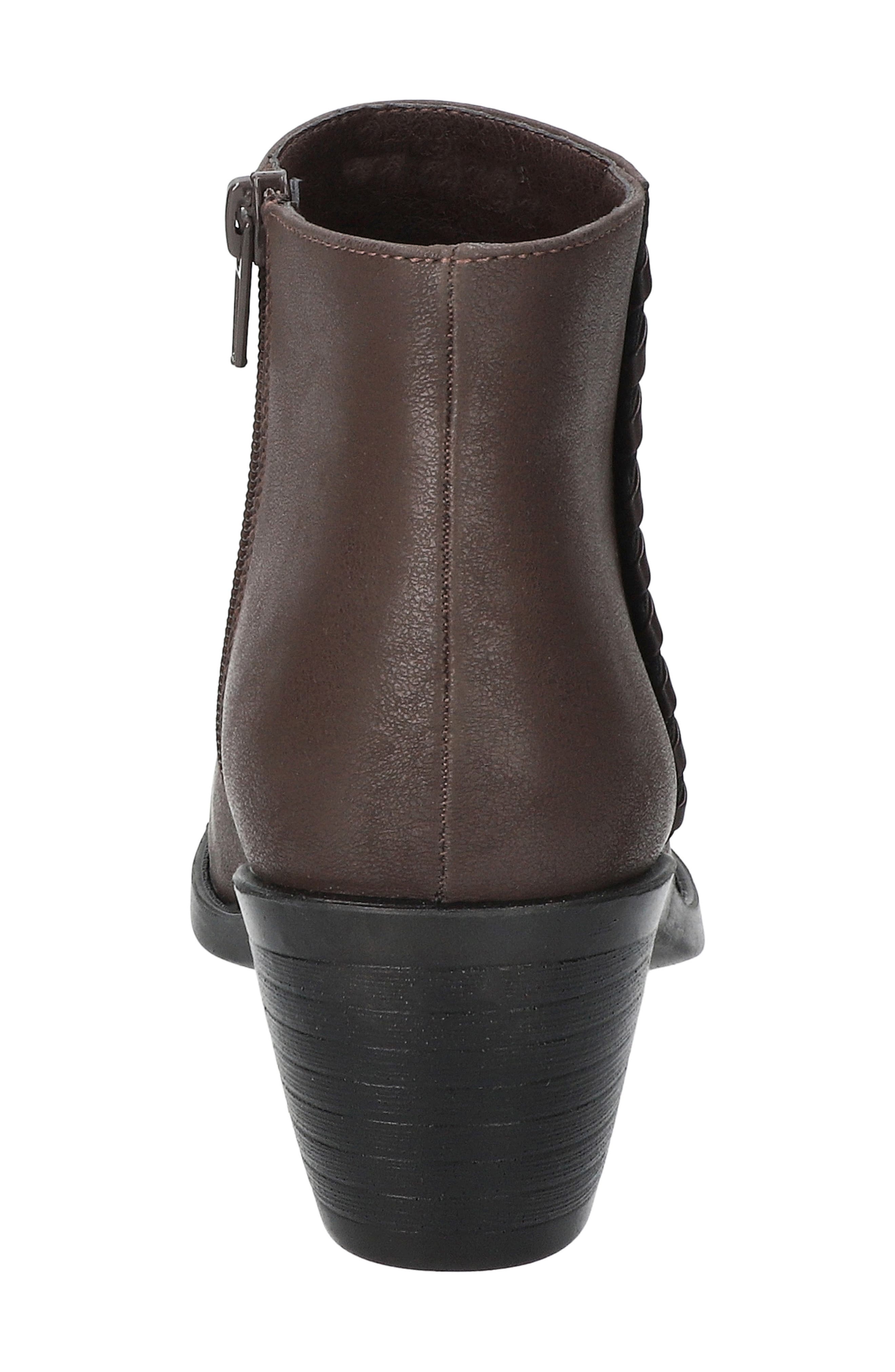 Belmont Faux Leather Bootie, Alternate, color, BROWN MATTE
