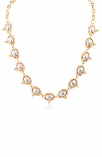 Faux Pearl Frontal Necklace (Nordstrom Exclusive)