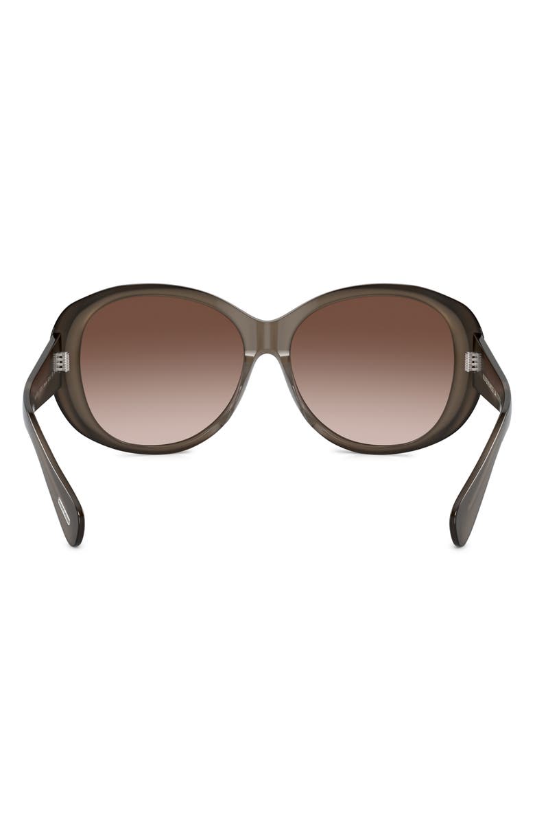 Oliver Peoples Maridan 62mm Oversize Round Sunglasses, Alternate, color, Taupe