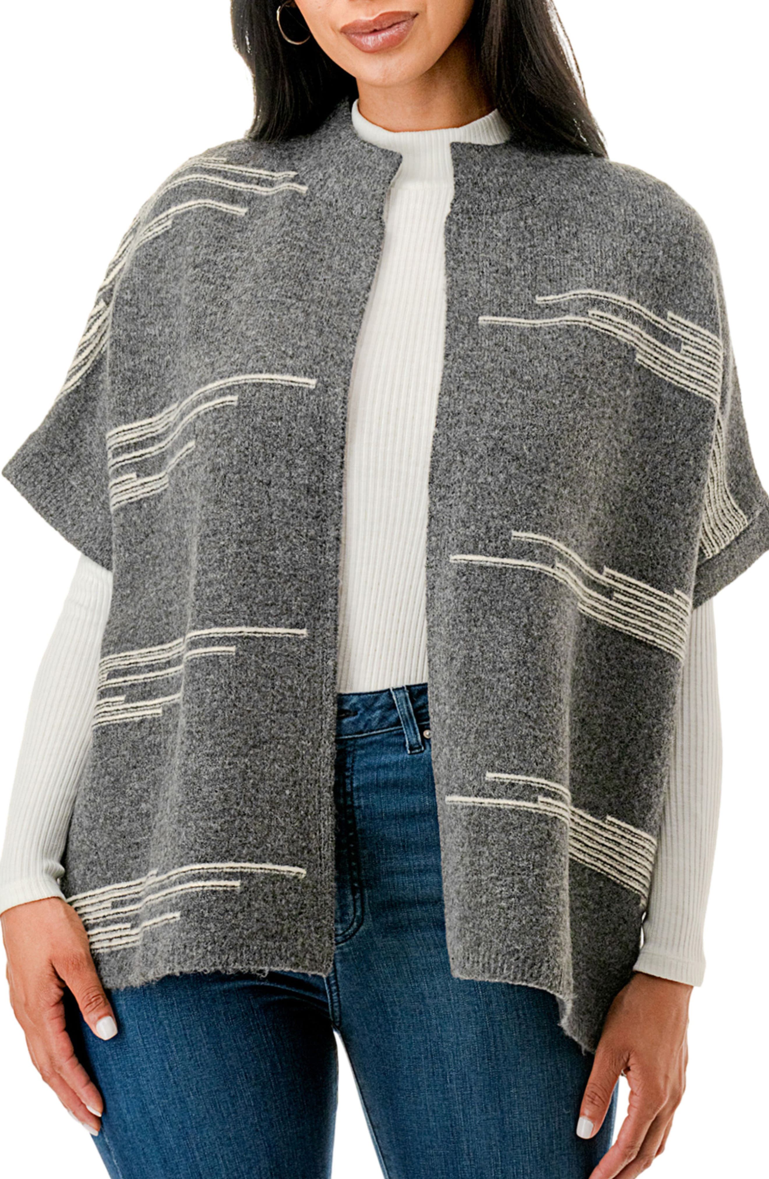 MARCUS ADLER Stripe Knit Cardigan