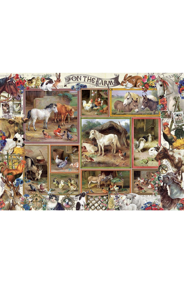 Sunsout On the Farm 300 piece Jigsaw Puzzle for Adults, Main, color, Multicolor