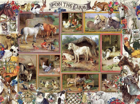 On the Farm 300 piece Jigsaw Puzzle for Adults