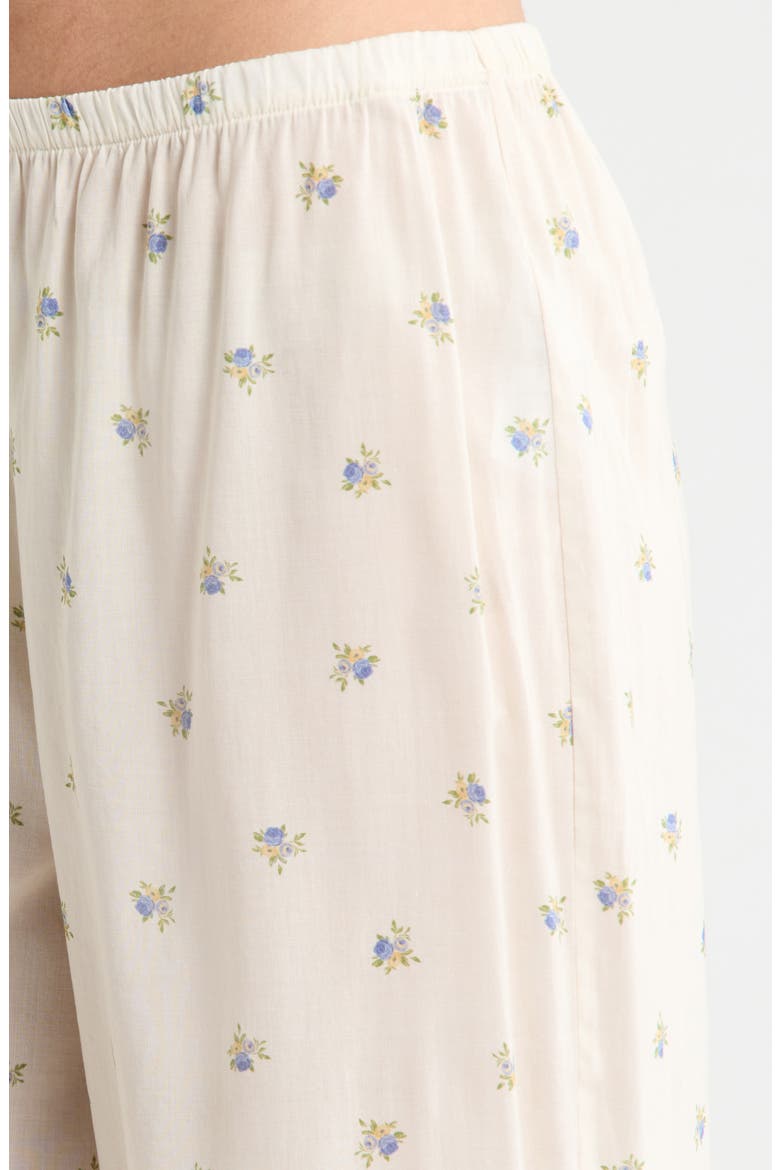 Paloma Floral Print Pajamas, Alternate, color, PETITE ROSE