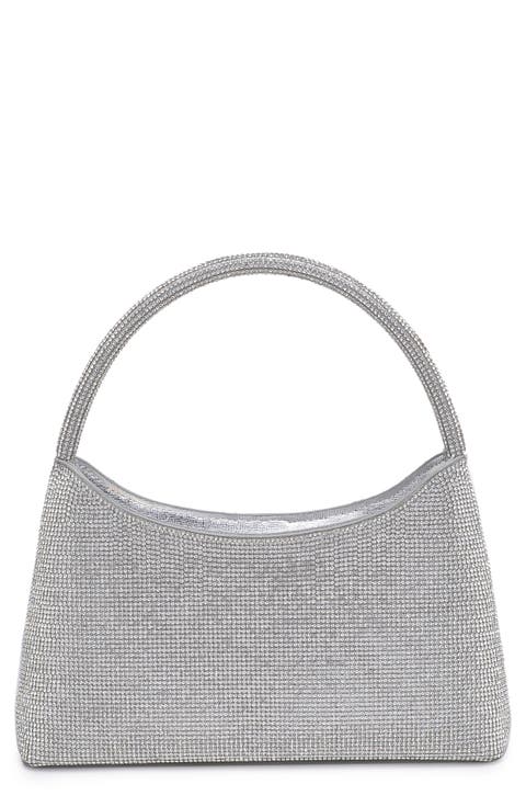 Embellished Top Handle Bag