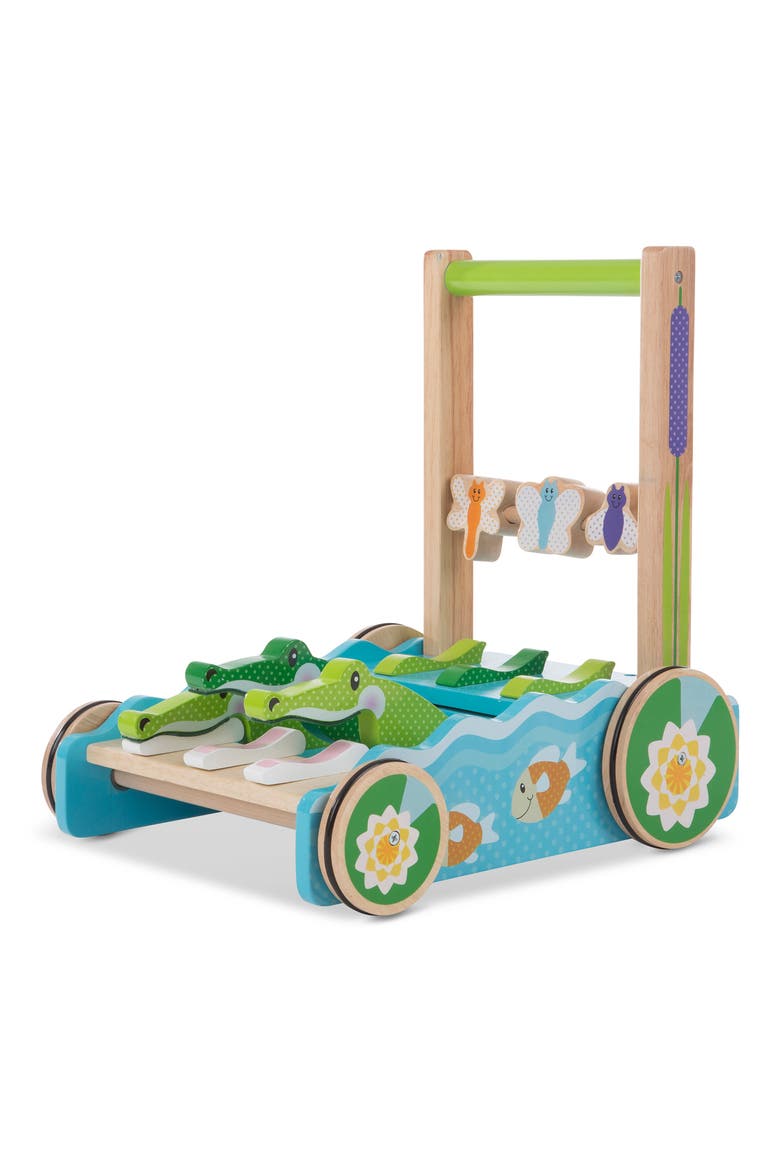 First Play Chomp & Clack Alligator Push Toy, Alternate, color, 000