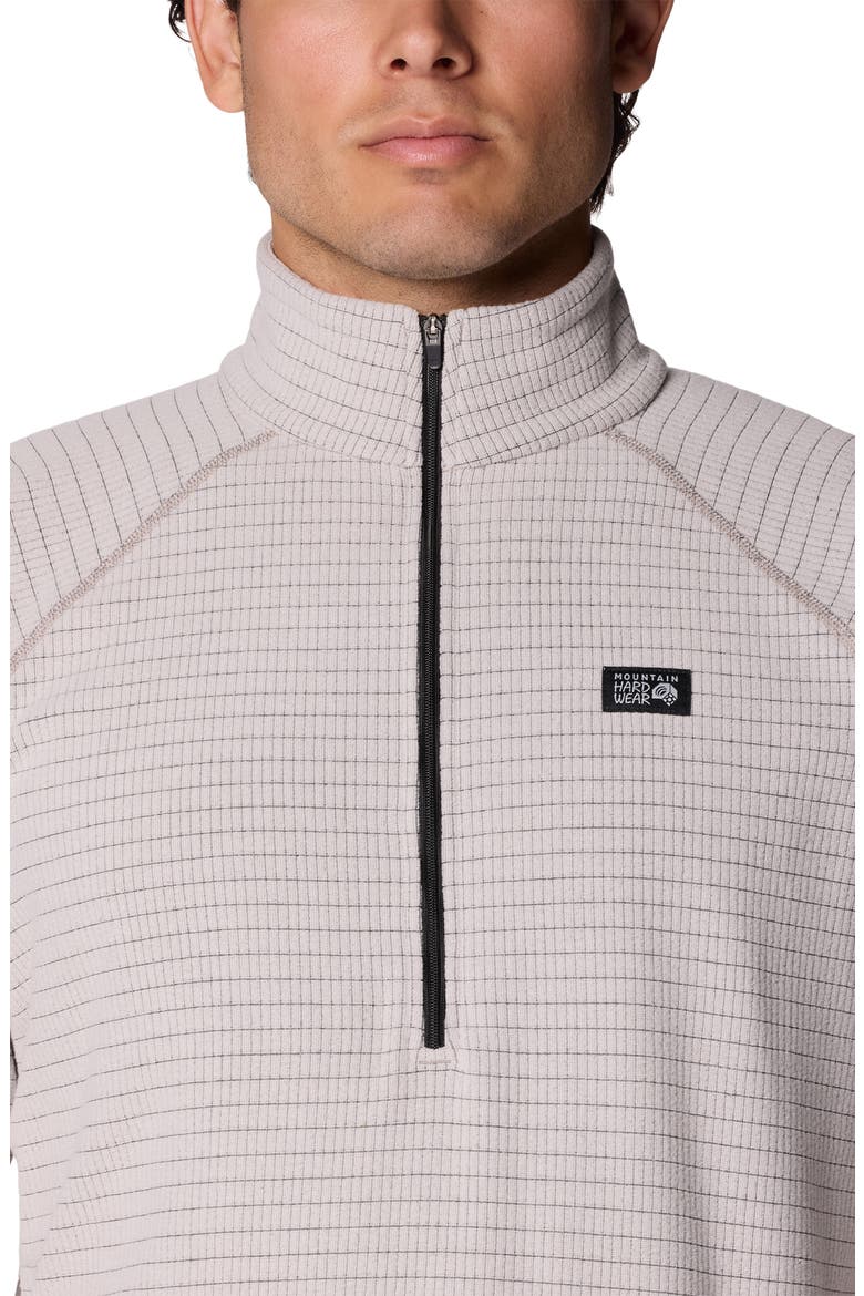 Summit Grid Half-Zip, Alternate, color, CITY FOG