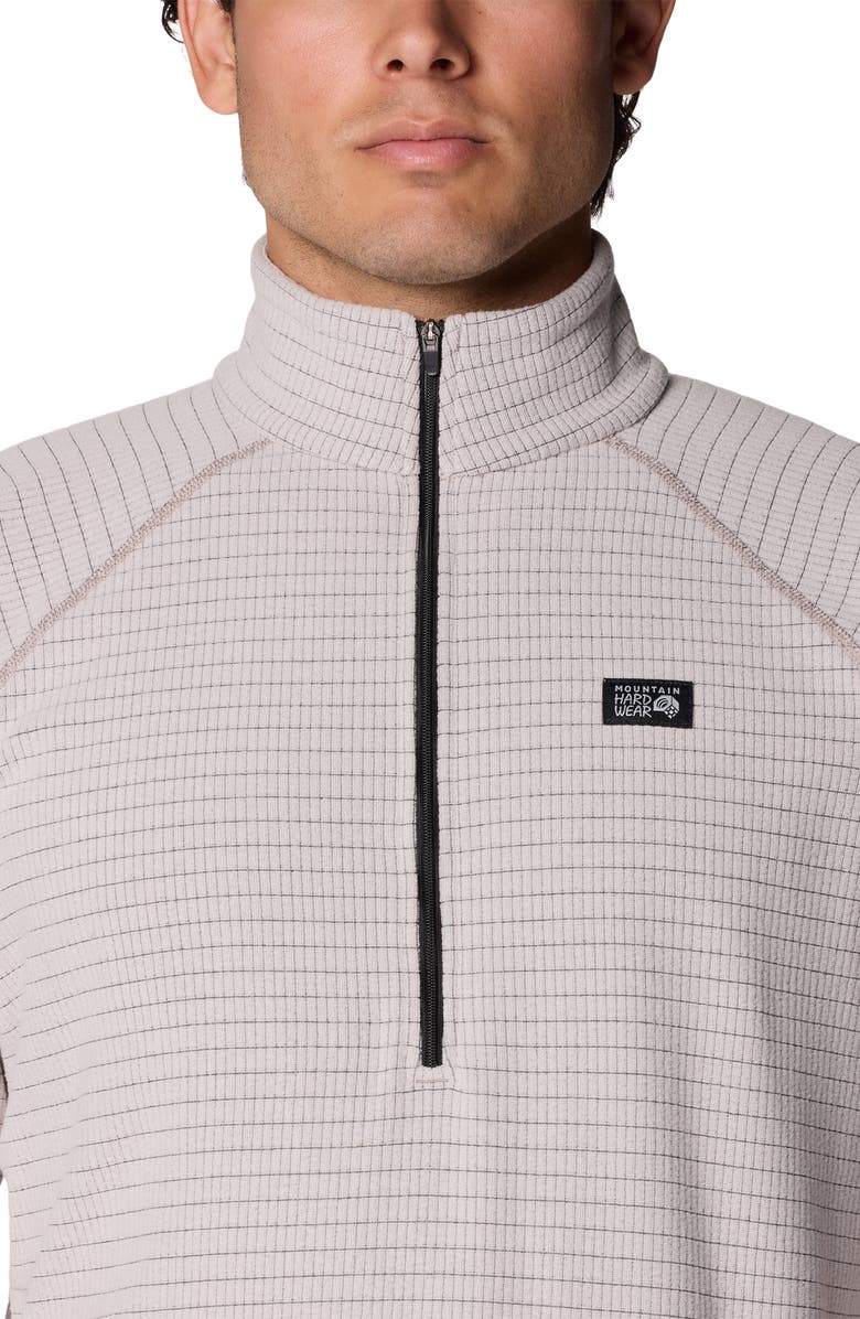 Mountain Hardwear Summit Grid Half-Zip, Alternate, color, City Fog