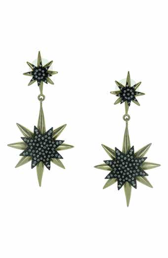 OLIVIA WELLES Stellina Star Drop Earrings