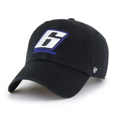 Men's '47  Black Brad Keselowski  Clean Up Adjustable Hat