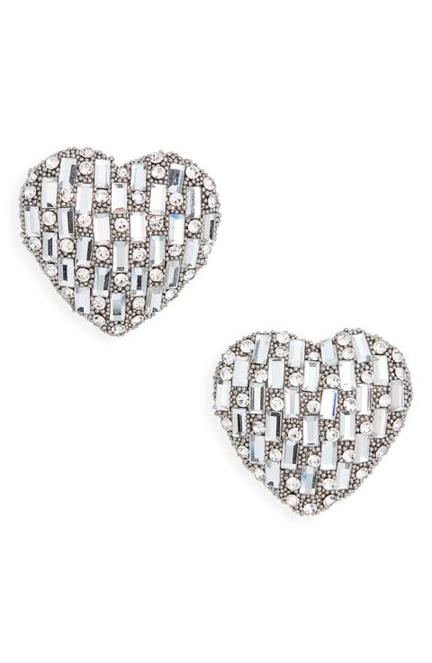 Valentine's Day Heart Stud Earrings