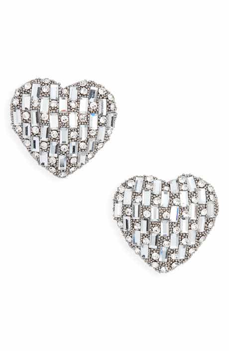 Leith Valentine's Day Heart Stud Earrings