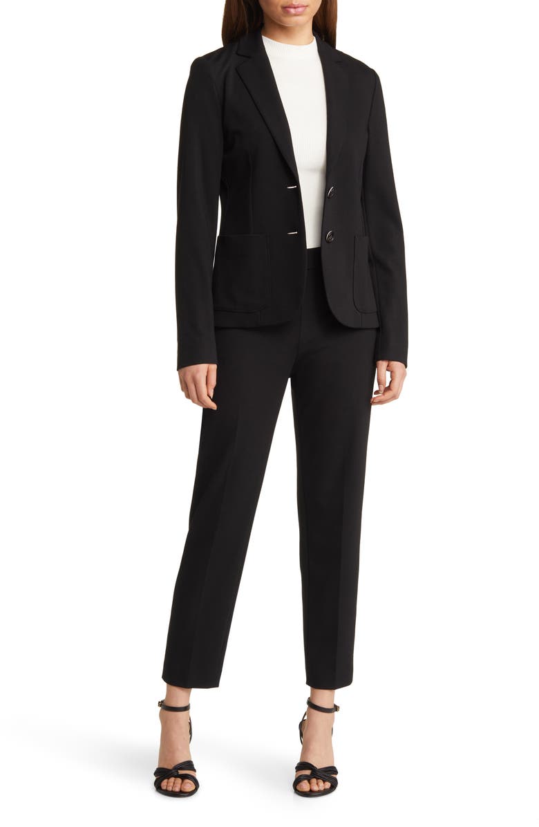 BOSS Jonalahra Single Breaste Blazer, Alternate, color, Blk