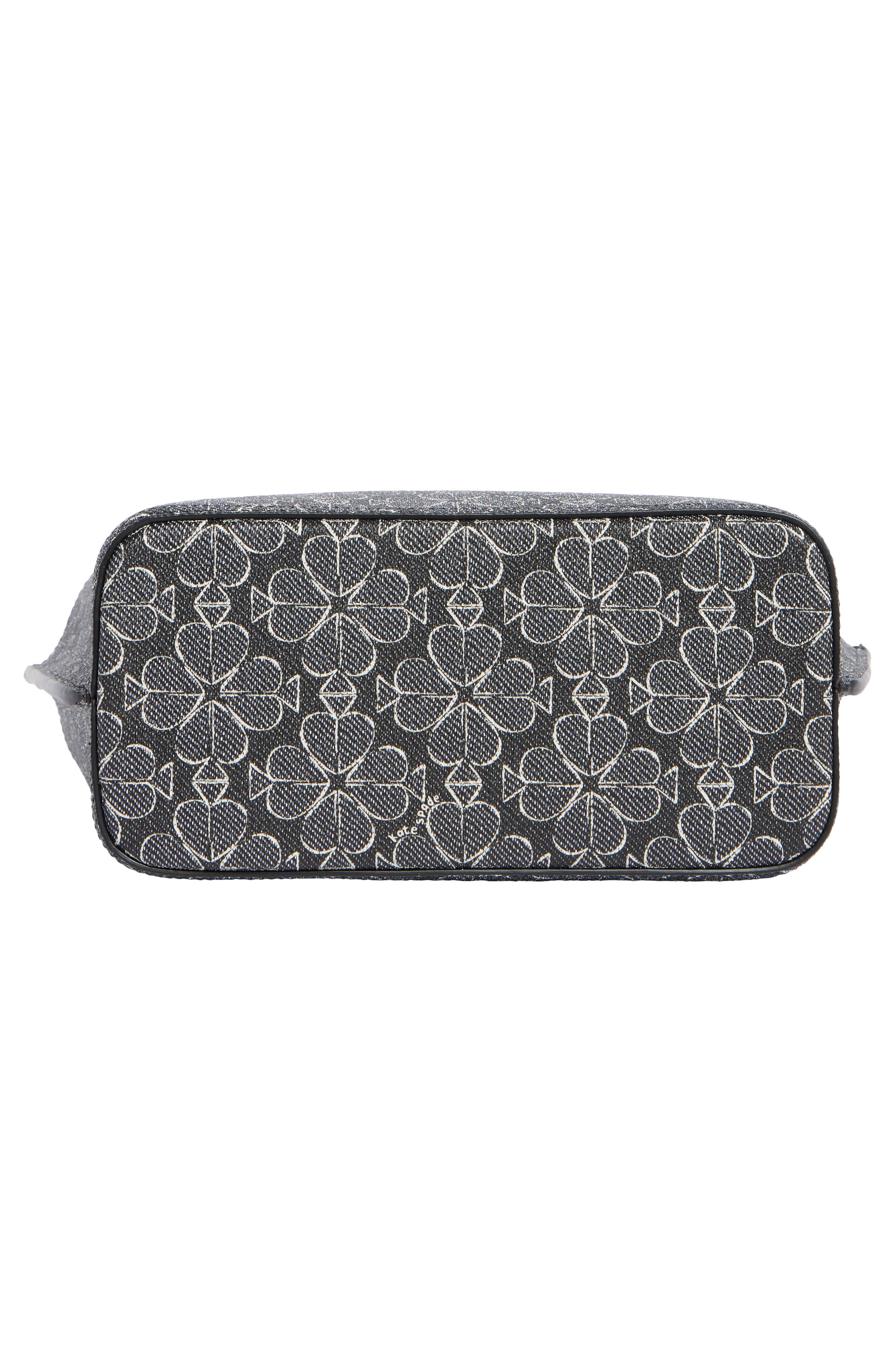 Suite Spade Flower Coated Canvas Tote, Alternate, color, BLACK MULTI