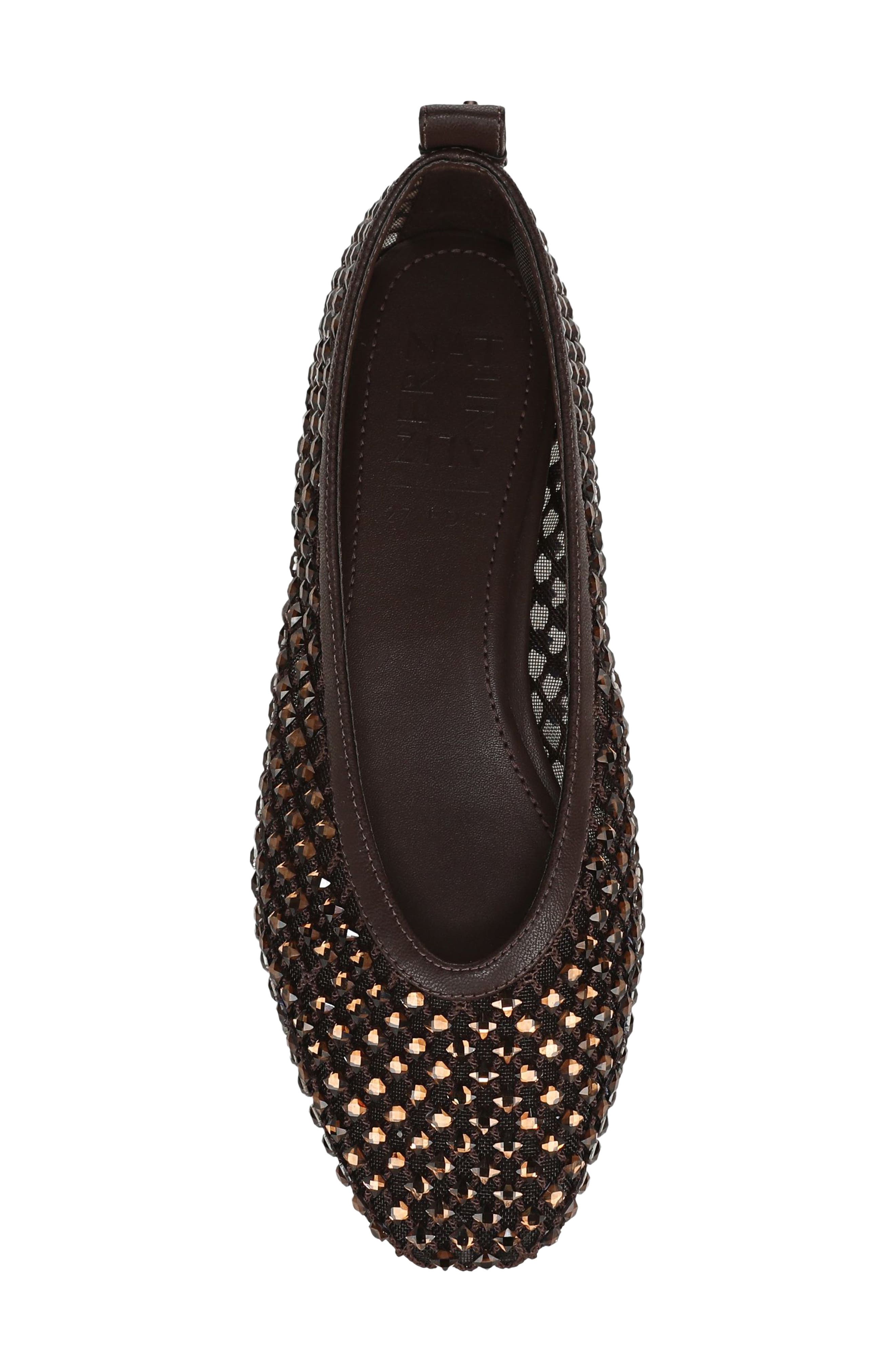 Carla Ballet Flat, Alternate, color, CHOCOLATE MESH