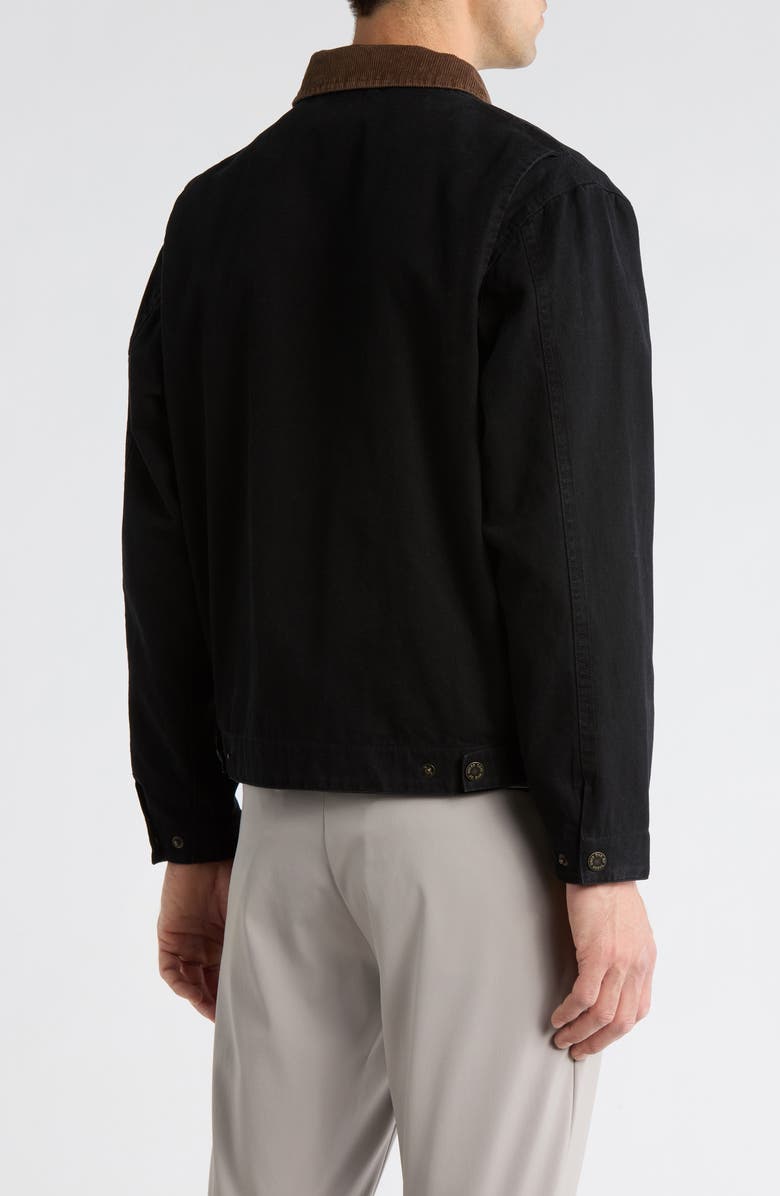 ONE OF THESE DAYS Prairie Cotton Canvas Jacket, Alternate, color, Washed Black