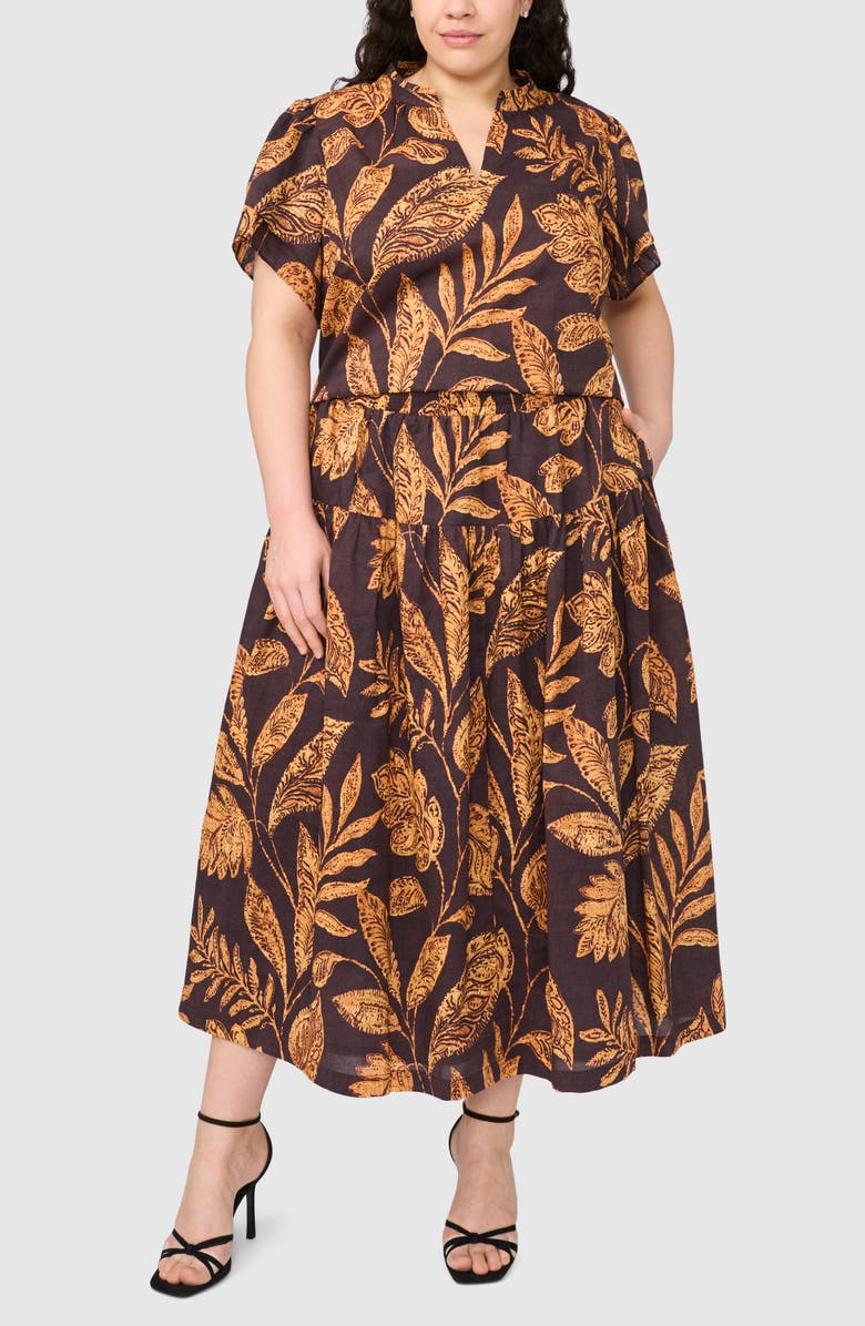 Halogen<sup>®</sup> Print Puff Sleeve Top, Alternate, color,