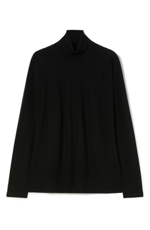 Marina Rinaldi Fatima Turtleneck Virgin Wool & Cashmere Sweater In Black