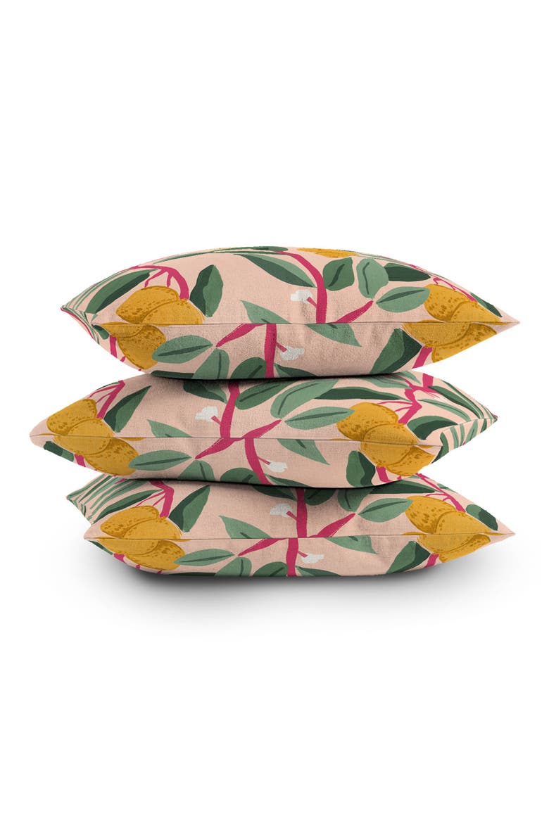 Arancia Throw Pillow, Alternate, color, PINK