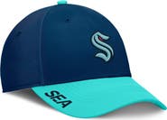 FANATICS Men's Fanatics Deep Sea Blue/Light Blue Seattle Kraken Authentic Pro Rink Flex Hat