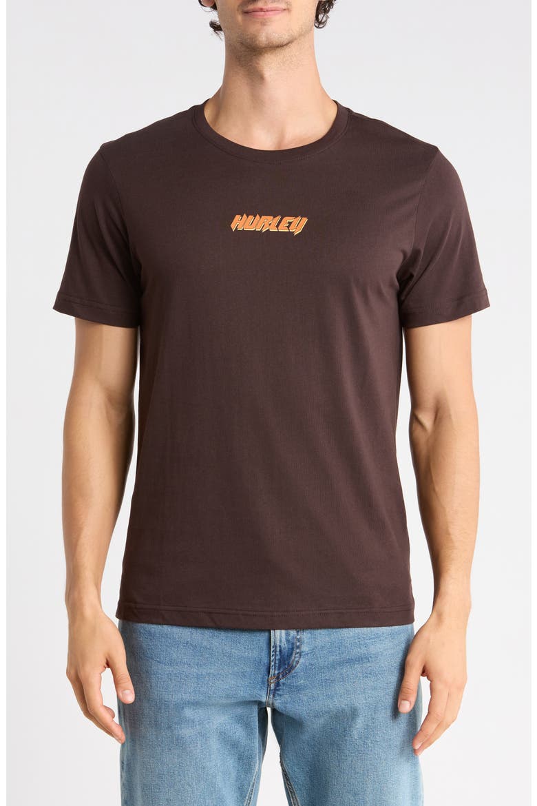 Off the Top Graphic T-Shirt, Main, color, BROWN