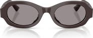 AX Armani Exchange 49mm Irregular Oval Sunglasses