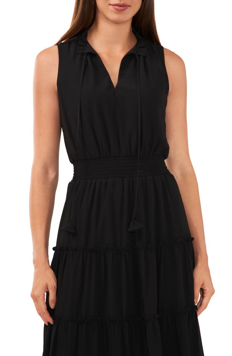 Halogen<sup>®</sup> Sleeveless Tiered Maxi Dress, Alternate, color, 