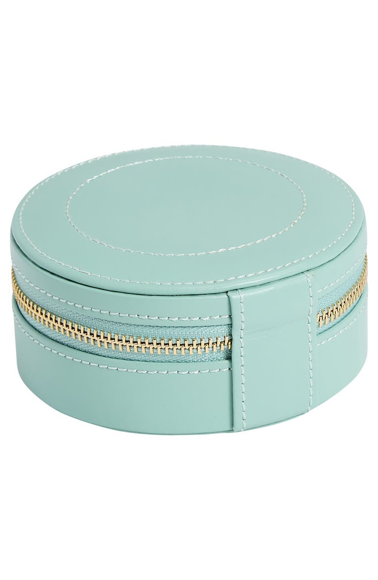 WOLF Sophia Round Zip Case, Alternate, color, Jade