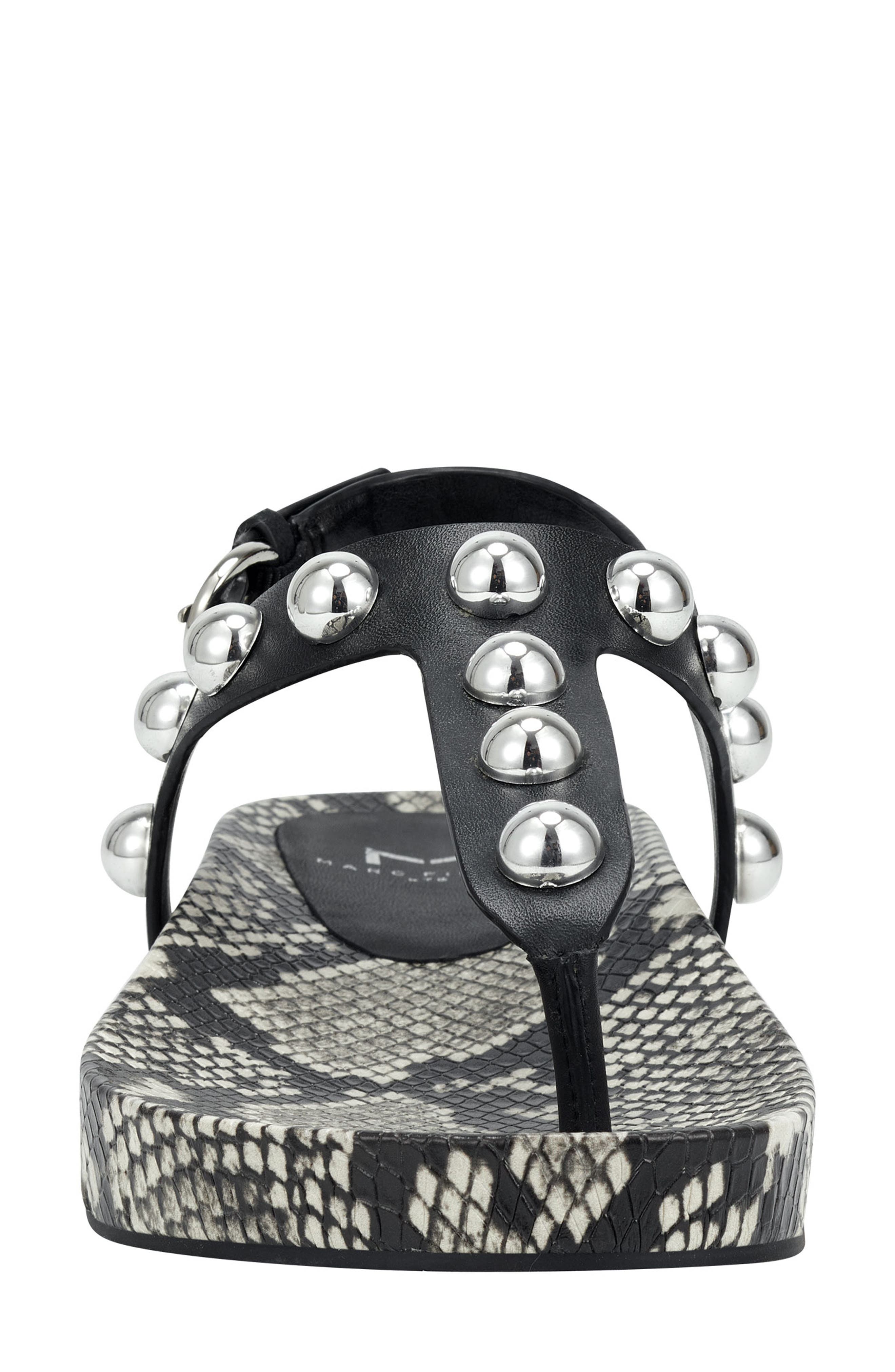 Marc Fisher LTD Indie Studded Sandal, Alternate, color, 