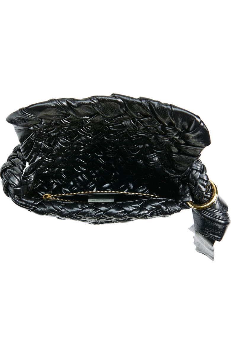 Bottega Veneta Small Kalimero Città Crossbody Bag, Alternate, color, 1019 Black-M Brass