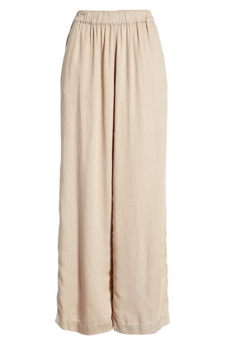 Caslon<sup>®</sup> Elastic Waist Wide Leg Pants, Alternate, color, 