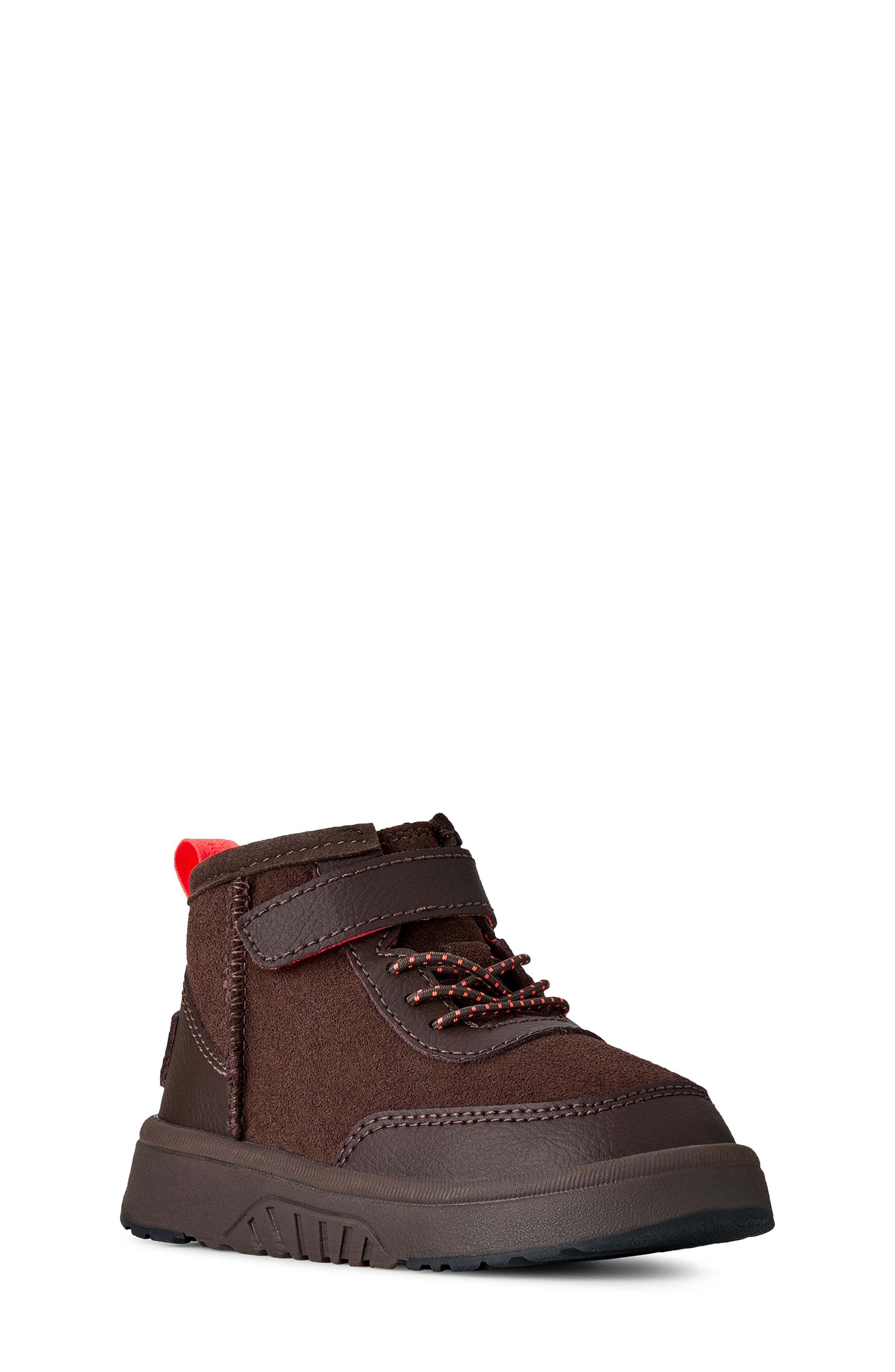 Kids' Ashwin Waterproof Leather Weather Boot, Main, color, BURNT CEDAR