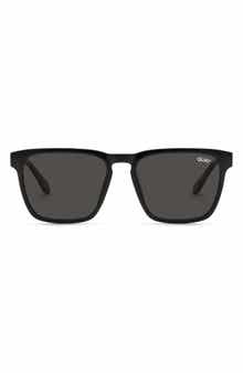 Unplugged 56mm Polarized Square Sunglasses